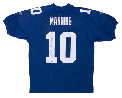 Eli Manning Signed New York Giants Home Authentic Jersey